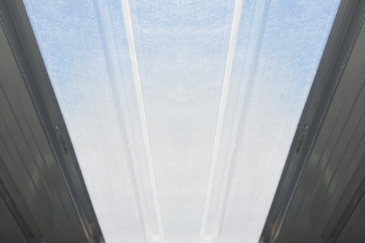 Clear roof panel